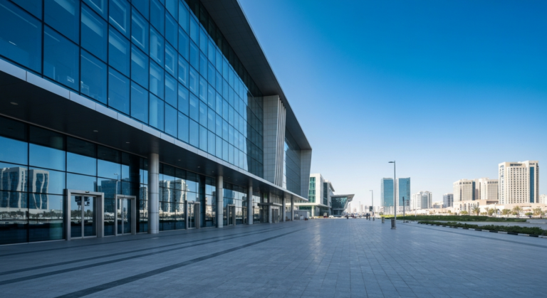 Modern convention center in Riyadh, showcasing Saudi Arabia's expanding MICE infrastructure.